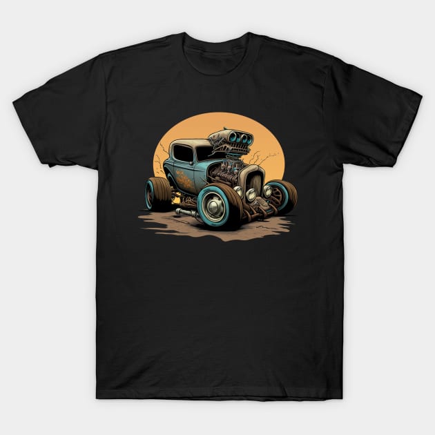 Cute Hot Rod T-Shirt by pxdg